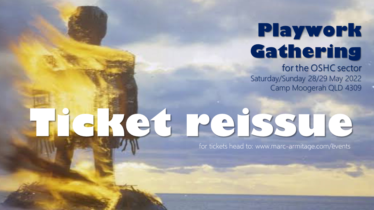NEW TICKETS AVAILABLE FOR PLAYWORK GATHERING